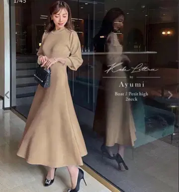 오카베 아유미 씨 콜라보 원피스 고베 레터스