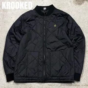 KROOKED 크루키드 퀼팅 자켓 나일론 자켓