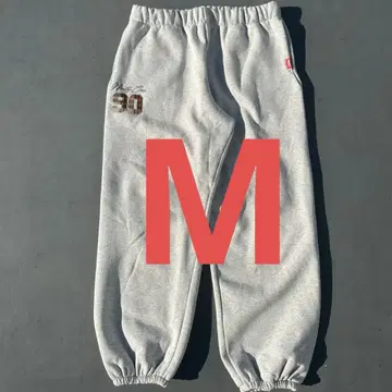 9090 Numbering Check Sweat Pants