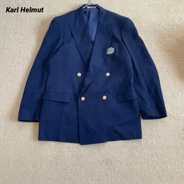 칼헬무트 와펜 네이비 더블 버튼