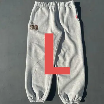 9090 Numbering Check Sweat Pants