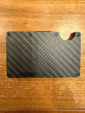 Ridge 탄소섬유 카드 케이스 블랙