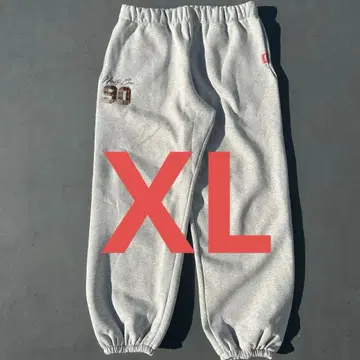 9090 Numbering Check Sweat Pants