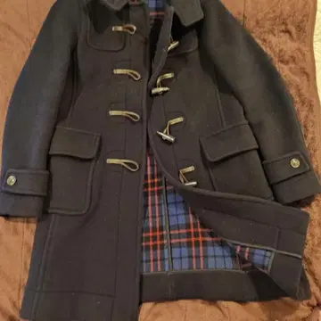 LONDON Tradition 후드 부착 더플 코트