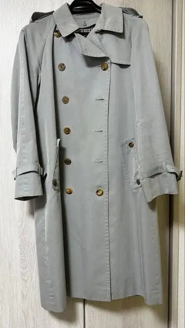 아쿠아 스큐텀 트렌치코트 더블 라이너 포함 벨트 포함