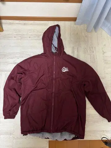 Champion 버건디 나일론 자켓 L