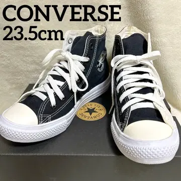 레어 컨버스 올스타 MN 하이 화이트 블랙 23.5cm