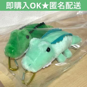 푸키&부르부르! 폭신폭신 악어 그린 민트 그린 2종 세트