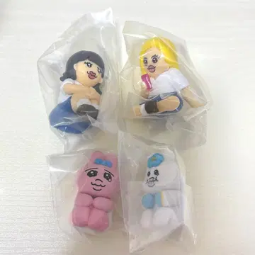 빤쮸토끼 닌포참 유코 타케미 기다림 가챠가챠 4종 세트