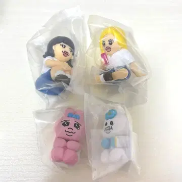 빤쮸토끼 닌포참 유코 타케미 기다림 가챠가챠 4종 세트