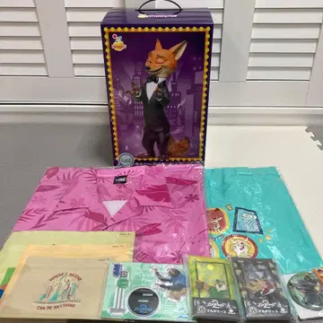 주토피아2 해피 복권 라스트상 닉 턱시도 피규어 덤 포함