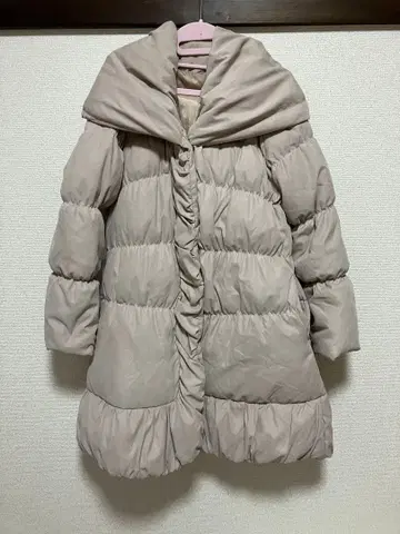 베이지 다운 자켓 사이즈 40