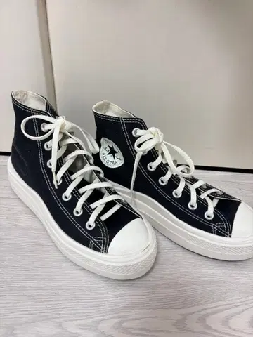 컨버스 올스타 블랙 통굽 하이컷