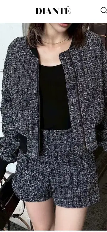 DIANTE CLASSIC TWEED BLOUSON