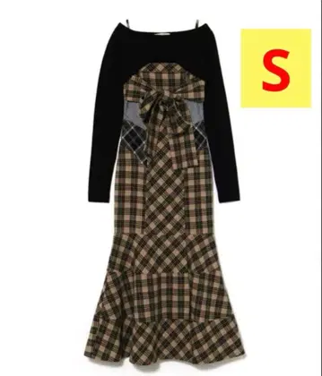 [ 미사용 새상품 ] andmary 주니 check dress