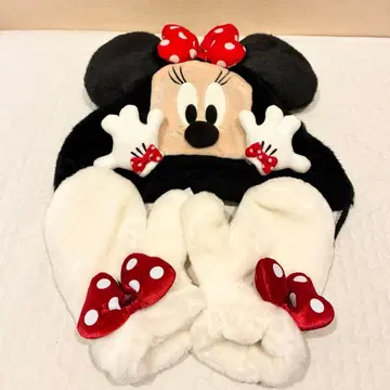 디즈니 팬캡 장갑 미튼 미니