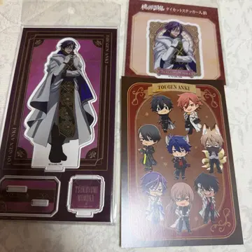 도겐안귀 핸즈 진로우 페어 모모카 츠키요미 아크릴 스탠드 스티커 엽서