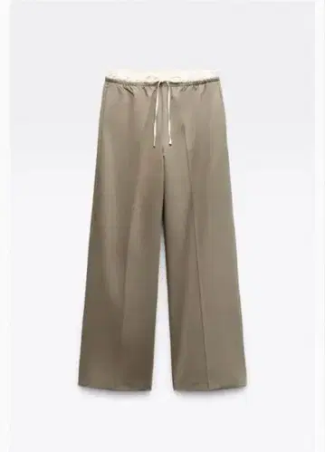 ZARA 새틴 허리 밴딩 팬츠