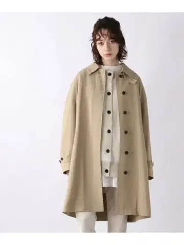 새상품 JEANASIS 스탠칼라 하프 코트 아우터 스프링 코트