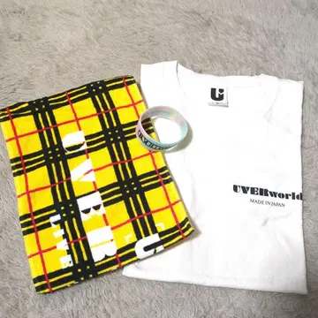 UVERworld 티셔츠 타월 고무 밴드 세트