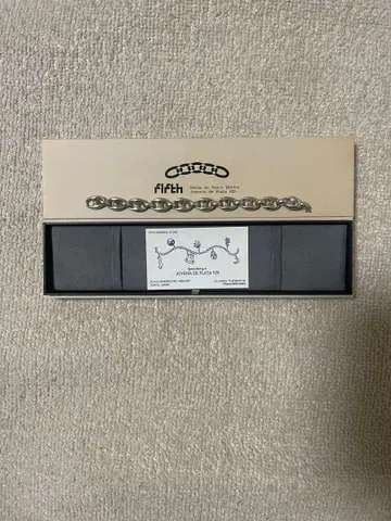 FIFTH GENERAL STORE 실버 925 체인 팔찌