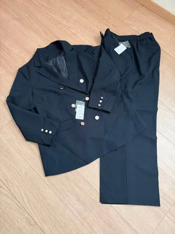 네이비 더블 브레스트 수트 상하의