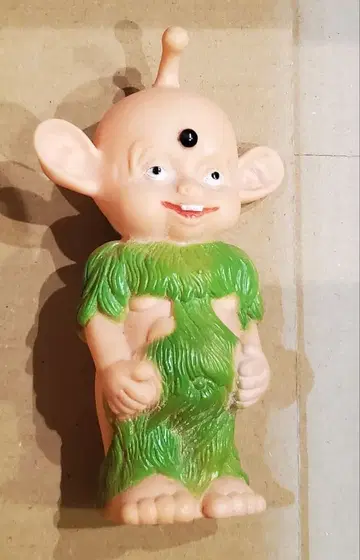 욕화봉황 필파비파 러버 피규어 그린 소프트 비닐 인형 괴물 요괴