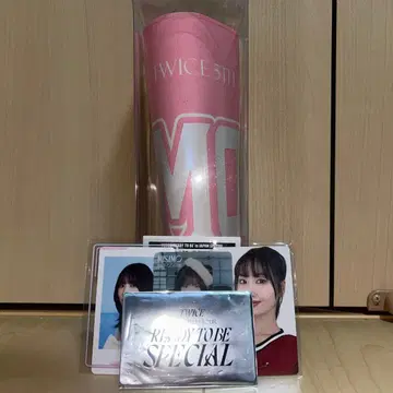 TWICE READY TO BE SPECIAL 모모의 타월 및 특전 카드