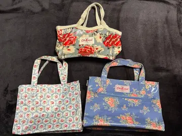 Cath Kidston 플라워 프린트 핸드백 3세트