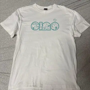 아노짱 ano 로고T셔츠 냥오에 패턴 L 사이즈