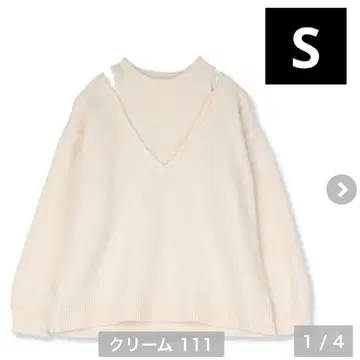 시마무라 tal by yumi 레이어드 풀오버 니트