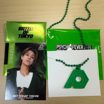 psychicfever weesa 러버 목걸이 포토 카드 세트