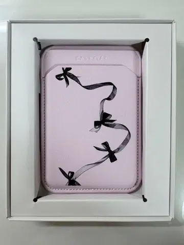 Casetify Black Organza Ribbons 지갑