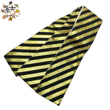 MO-3602 남성용 오비 사선 패턴 금실 블랙 컬러