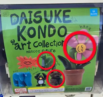 DAISUKE KONDO 아트 컬렉션 꽃 곰 공룡