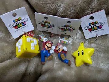 슈퍼 닌텐도 월드 키링 4개 세트