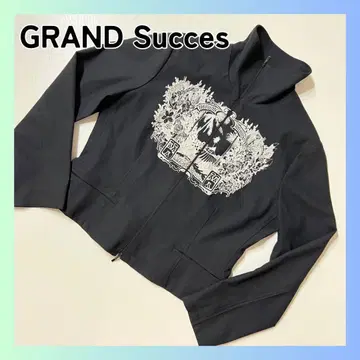 새상품급 GRAND Succes 집업 자켓 블랙 M 사이즈