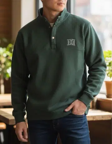 새상품 하와이대 엠블럼 부착 남성용 맨투맨