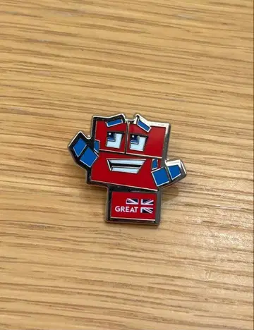 오사카 간사이 엑스포 영국관 픽 핀 배지 영국관