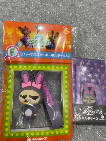 주토피아 happy 복권 피닉 러버 마스코트 키링 멀티 케이스