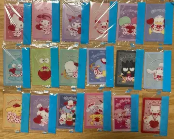 산리오 웨퍼 초코 카드 2022년 컴플리트