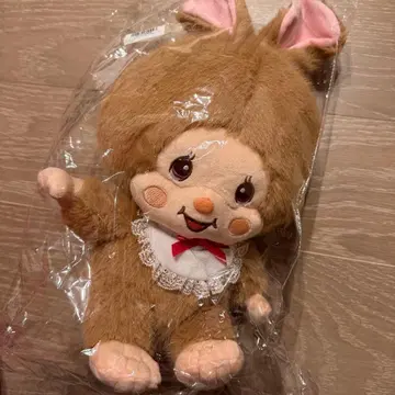 몬치치 라떼 브라운 L 사이즈 봉제 인형 몬치치짱