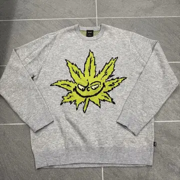 HUF 그레이 스웨터 L 사이즈