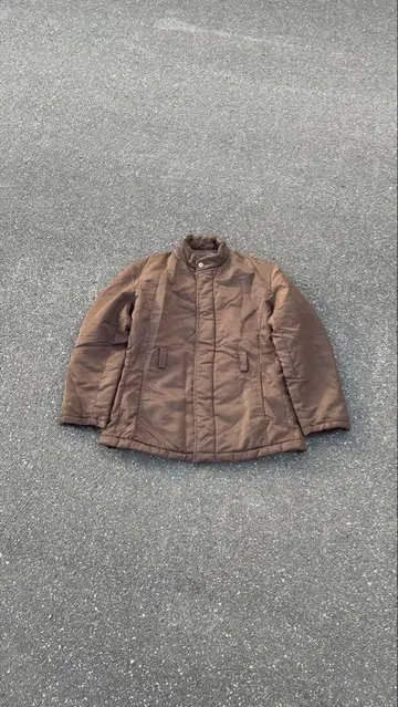 00s PPFM 브라운 충전솜 퀼팅 자켓 y2k