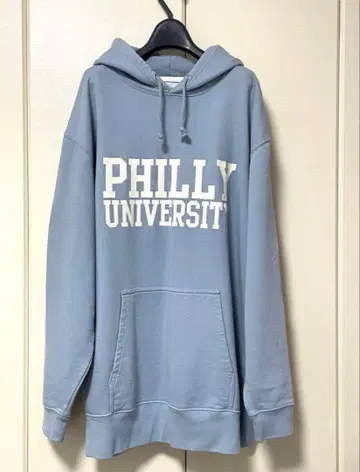 PHILLY UNIVERSITY 스카이블루 후드티