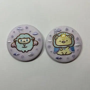 스미코구라시 영화 하늘의 왕국과 두 명의 왕자님 달의 아이 자수 캔 배지