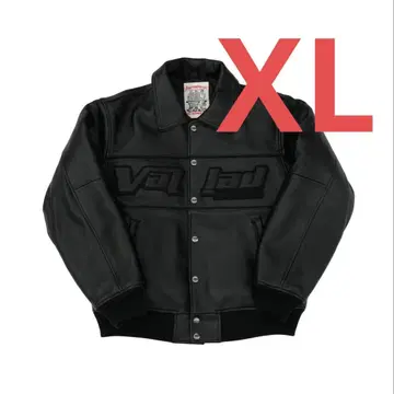 AVIREX VALLAD BLACK leather jacket XL