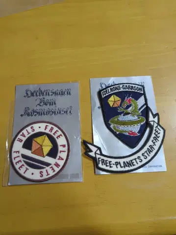 은하영웅전설 자수 와펜 2개 세트