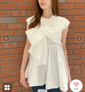 CELFORD 빅 리본 컷 탑스