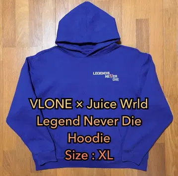 VLONE x Juice Wrld Legend Never Die 후드티